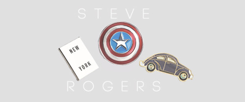 daughtersofthanos:marvel aesthetics: team cap + pins