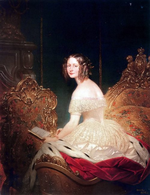 Portrait of Grand Duchess Elena Pavlovna (1842). Joseph-Désiré Court (French, 1797-186