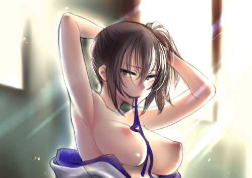 sexybossbabes:  SEXY HENTAI BABES by 消火器＠シンメモ6【シ [ NSFW ! Adults ONLY ! ]Artist / Picture Source 1 : コミック1☆9新刊加賀さん本「都合のいい身体」 | 消火器＠シンメモ6【シ13】 [pixiv] http://www.pixiv.net/member_illust.php?mode=medium&illust_id=50121913
