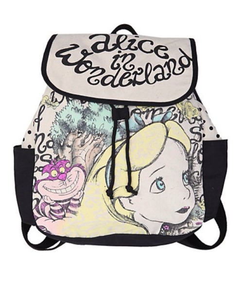 grungefashion1: Alice In Wonderland Backpack  £20.53 // 34.50$ Buy here: www.hottopic.c