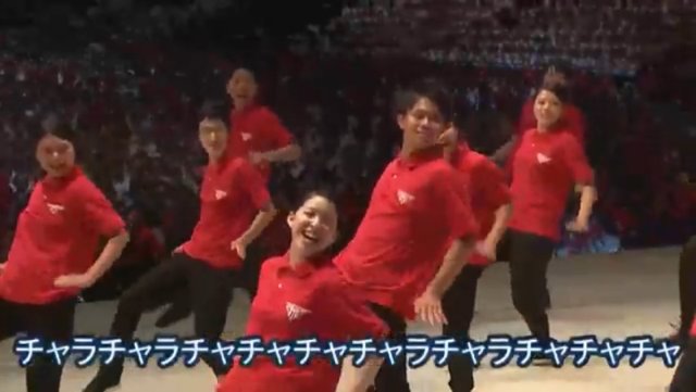 統一教会のカルトダンスを踊る  日本学生400人埼玉ｽｰﾊﾟｰｱﾘｰﾅ