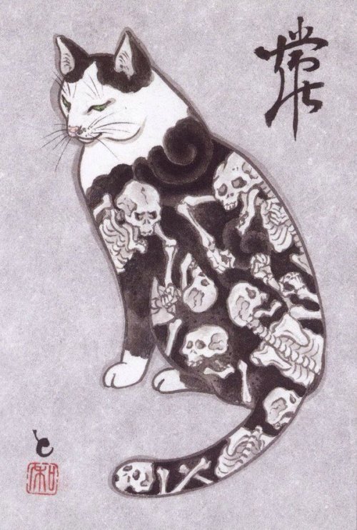 redlipstickresurrected: Horitomo aka Kazuaki Kitamura aka Monmon Cats aka 北村和明  (Japanese, b. M