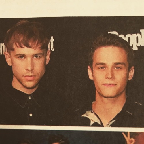 These two made it into @entertainmentweekly. Go them! - #tommydorfman #brandonflynn #ryanshaver #jus