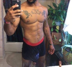 hugedickhunter:  Damn, that cock looks heavy AF