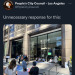 chismosite:April 6, 2022LAPD show up in riot gear to a climate protest against JPMorgan