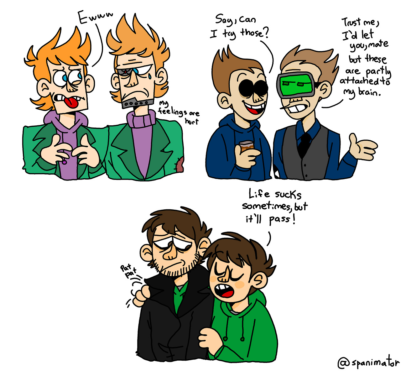 TheAnimator on X: So I decided to do this cuz Edd past in 2016 and I am  still watching Eddsworld vids and it is sad 😢 @Eddsworld   / X