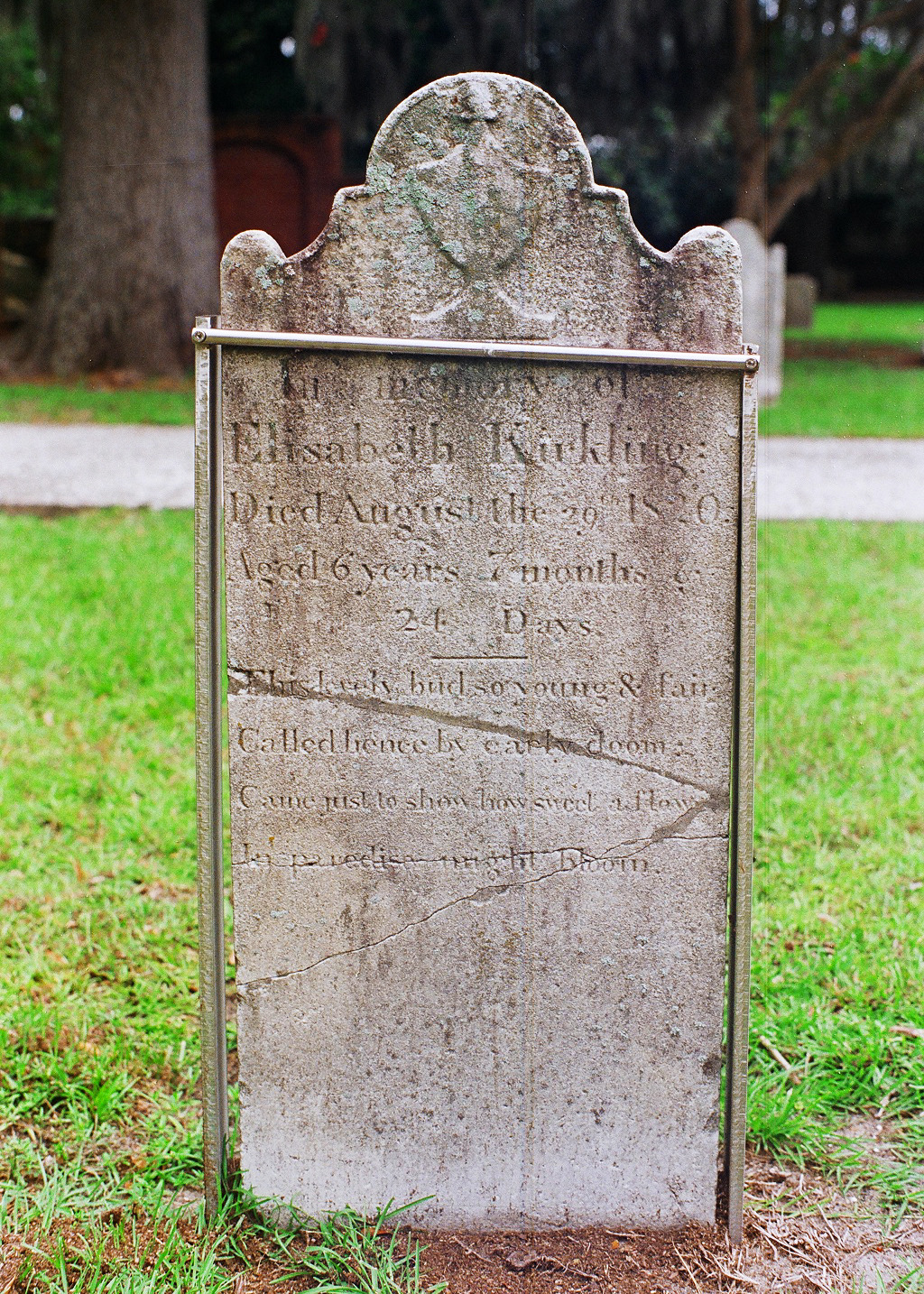 queenmerbabe: Grave at Bonaventure Cemetary “In memory ofElisabeth Kirkling:Died