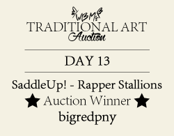 Congratulations to bigredpny for winning todays auction   Please contact me with your shipping adress and I will give you my email adress for paypal.   Only 2 Auctions to go…    