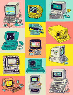 fuckyeahillustrativeart:  Vintage Computing by Stephen Maurice