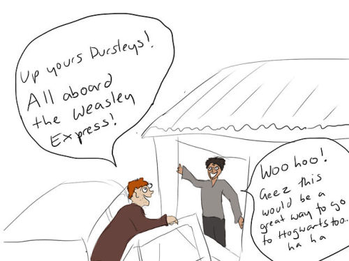 harrypottersdeadparents: My favourite ridiculous idiots. 