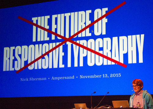 Ampersand Conference 2015 roundup   |   Londondesignz.comAfter a year’s hiatus, Clearleft’s Ampersan