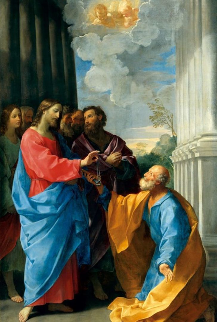 Guido Reni, Christ Giving the Keys to Saint Peter, c. 1624-6