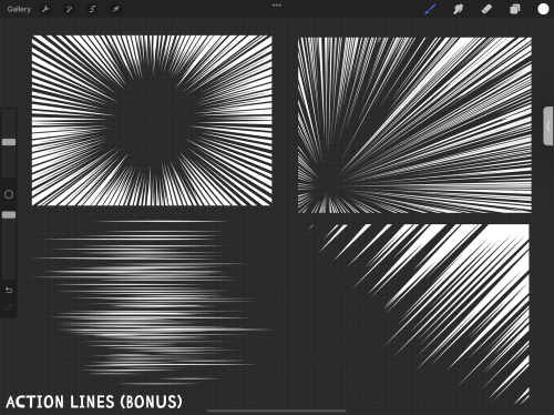 Manga Brush Set For Procreate