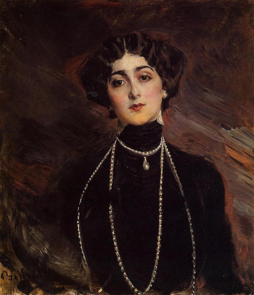 Portrait of Lina Cavalieri (1901). Giovanni Boldini (Italian, 1842-1931). Oil on canvas. In 190