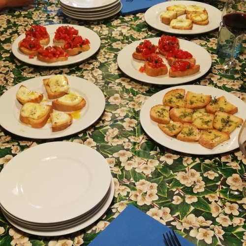 #bruschetta at yesterday&rsquo;s cooking class #duomo #toscana #travel #travelgram #instatravel 