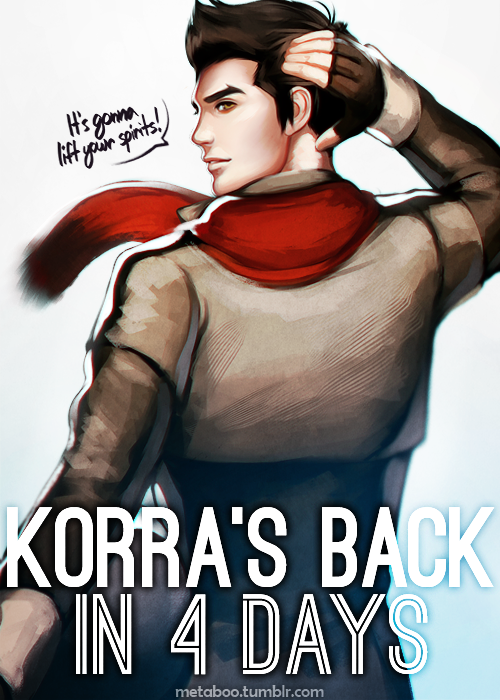 metaboo:   Legend of Korra’s Book 2 Countdown (7/10)  Day 4 is Mako! (he’s holding