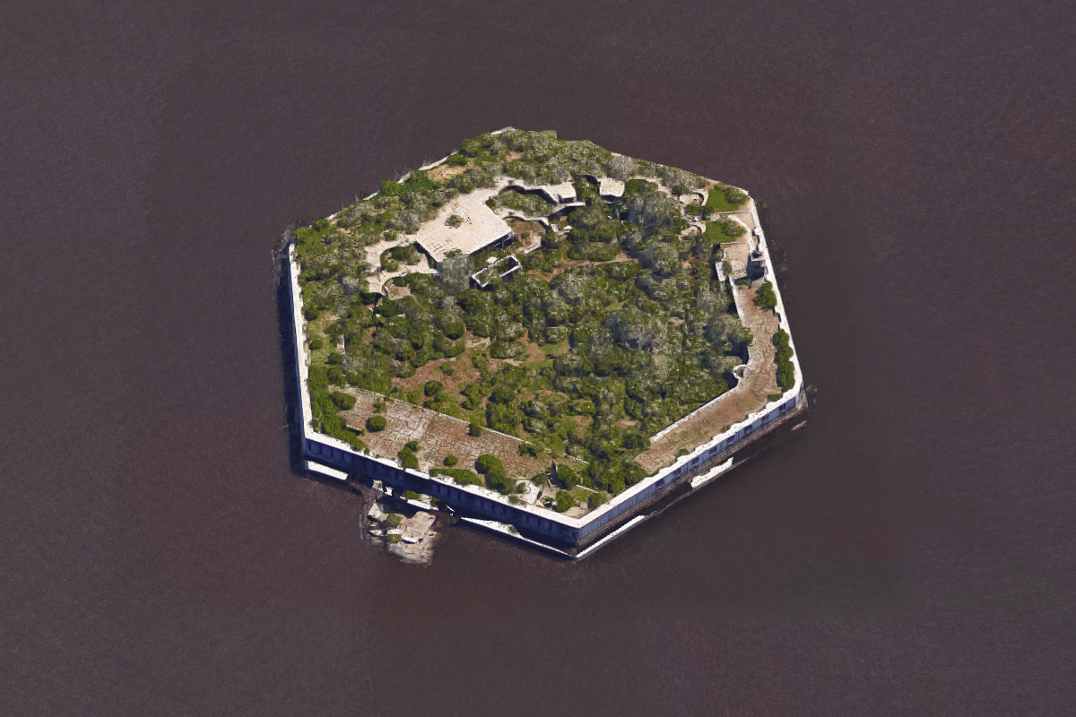 patgavin:  Fort Carroll, Baltimore, Md Pre-Civil War man-made defense island in the