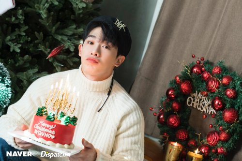 official-wonho: [HD PHOTO] Wonho x Dispatch Christmas photoshootSource: Naver x Dispatch