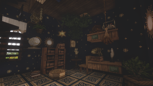 ✨celestial themed antique gift shop (minecraft)✨