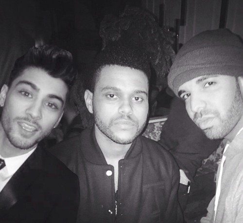 rnbsingerzayn-blog:”@abelxo: @champagnepapi @niazkilam || bros from the jump. XO FOR LIFE.”