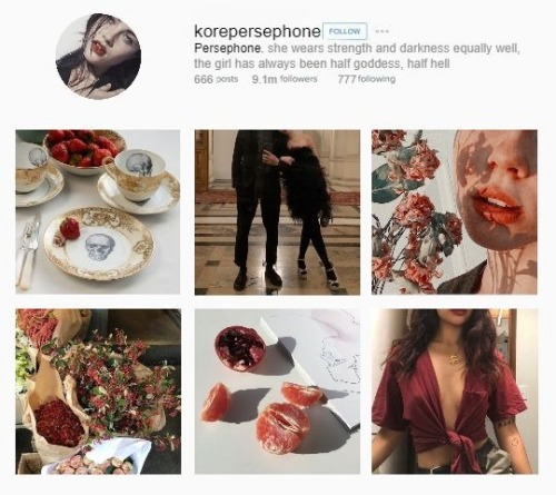 adeoetregina:MODERN INSTAGRAM AU&gt;&gt; Greek Mythology&gt;&gt; Godesses of Olympus