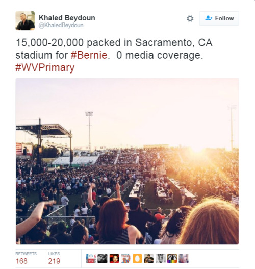 4mysquad:That’s 20950 more people than Hillary Clinton rallies!0 media coverage. I was there, like 1
