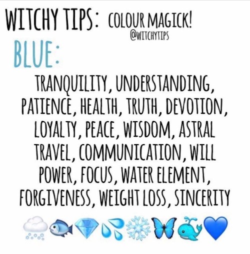 thesuburbanwitch:Color Magic @witchytips