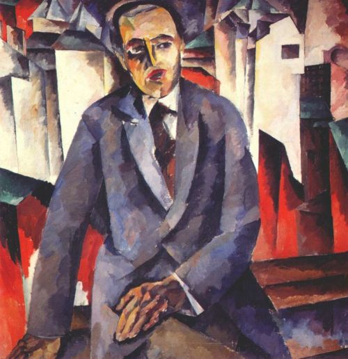 Portrait of the Regisseur Alexander Tairov, 1920, Aristarkh LentulovMedium: oil,canvas
