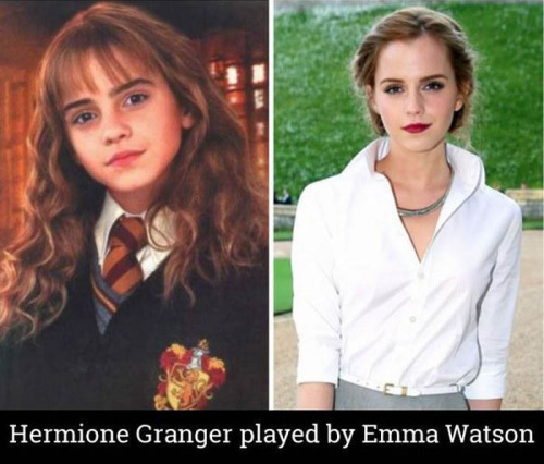 pr1nceshawn: Harry Potter cast members: Then and Now.