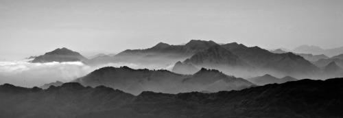 Cloudy Cantabrians The Cantabrian Mountains run along Spain’s northern coast, almost parallel 