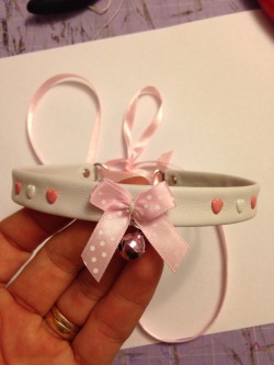 bdsmbeautifullybound:A cute kitten collar for the littles out there.