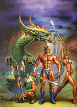 Theactioneer: Original Art For Golden Axe (Sega, 1989) O Oo