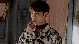 jung-koook: ‘blood sweat & tears’ mv shooting sketch - jeongguk || trans