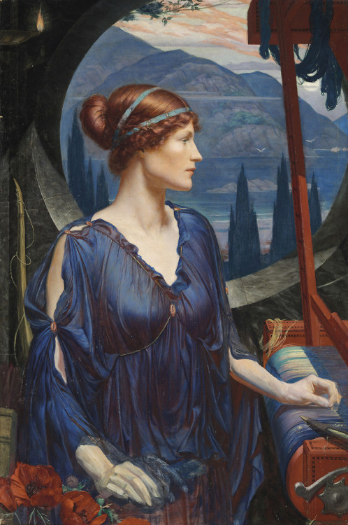 catonhottinroof: Sidney Harold Meteyard (1868-1947) Penelope at her loom