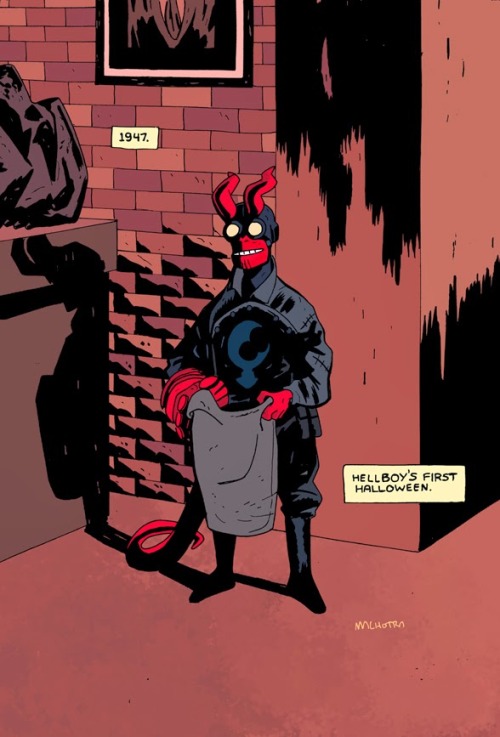 maxmarvel12345: Hellboy’s first Halloween[a piece for Multiversity Comics’ 31 Days of He