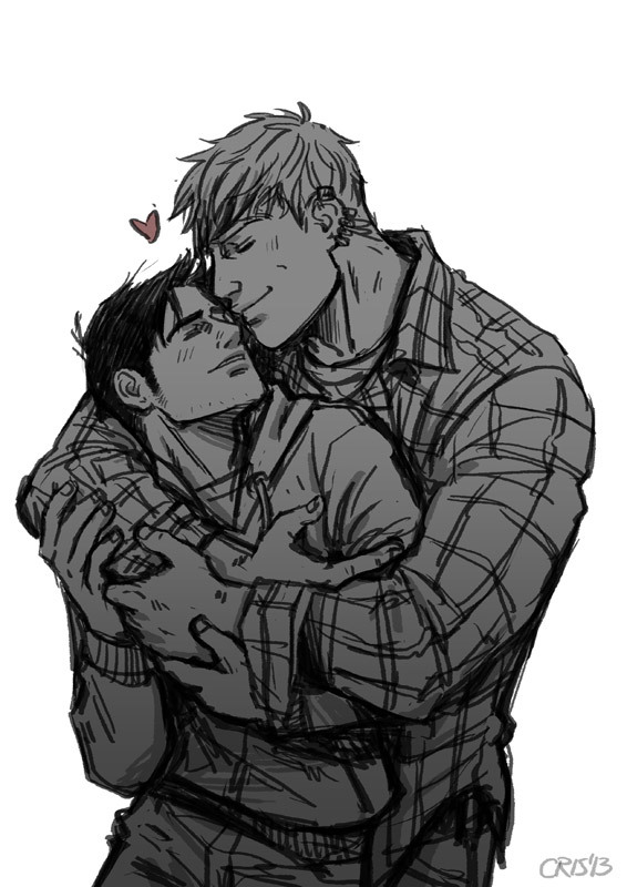 cris-art:  One sketch of Billy and Teddy. I miss this chemistry that they had.