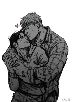 Cris-Art:  One Sketch Of Billy And Teddy. I Miss This Chemistry That They Had.