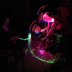 Fun with the light toys #bitwhip #lightart