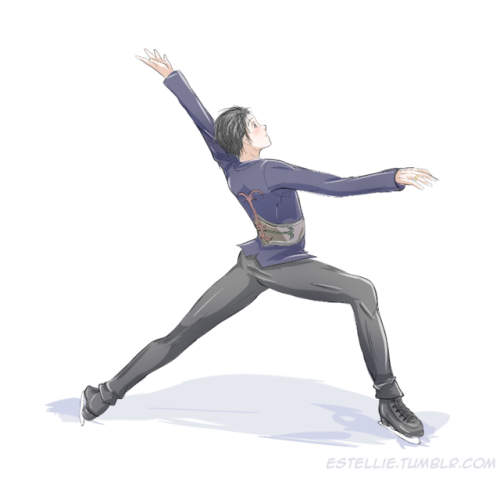 estellie: “Skate like you’re the most beautiful person on the ice right now” Yuuri