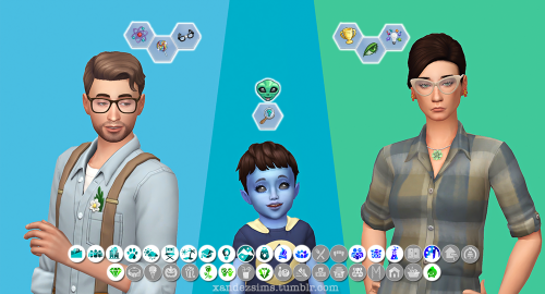 [Sims: The Strange Family (CC-Lite/CC-Free)]Trisha: &ndash;Sure, they’re from Strangervill