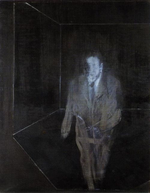 art-mysecondname: Francis Bacon, Man in Blue IV