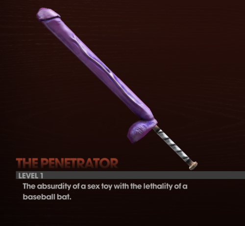 championofcyrodiil:yes this is an actual weapon in saints row the thirdit’s actually from poke