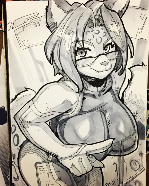 reiquintero:  Awesome fun at FanimeCon! Here so commission I did today :) Tomorow is the last day!!   Check my Instagram for more! @reiqinstagram 