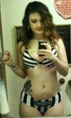 titsmcgeewhoreisland:  FINISHED BEETLEJUICE UNDERWEAR AND BRA. &lt;3