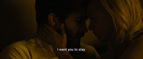 I want you to stay