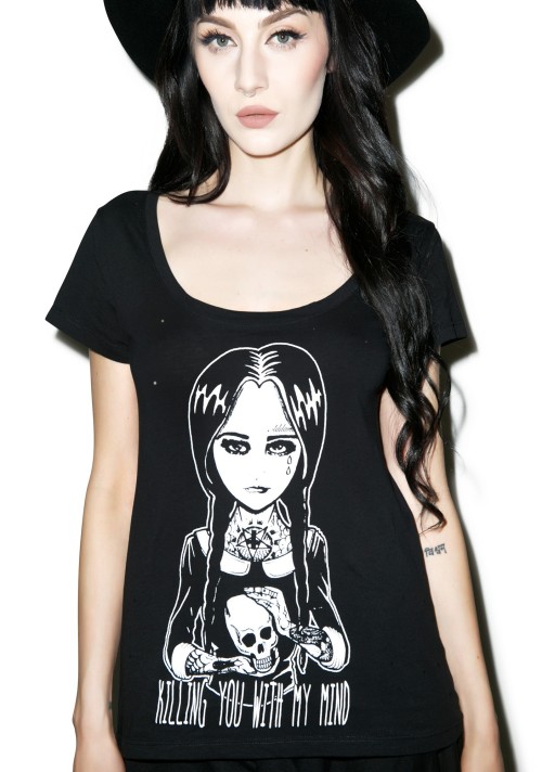 nuclear-princess: Cartoon Wednesday Shirt: 35.00 sizes S-M!