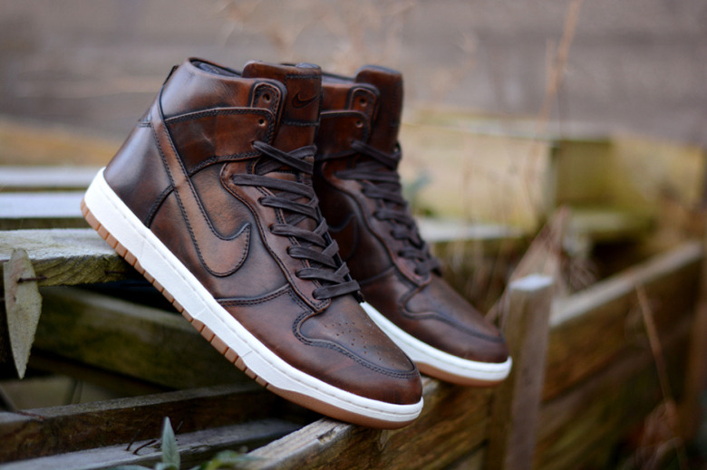 crispculture:  Nike Sportswear Dunk High SP ‘Burnished Leather’