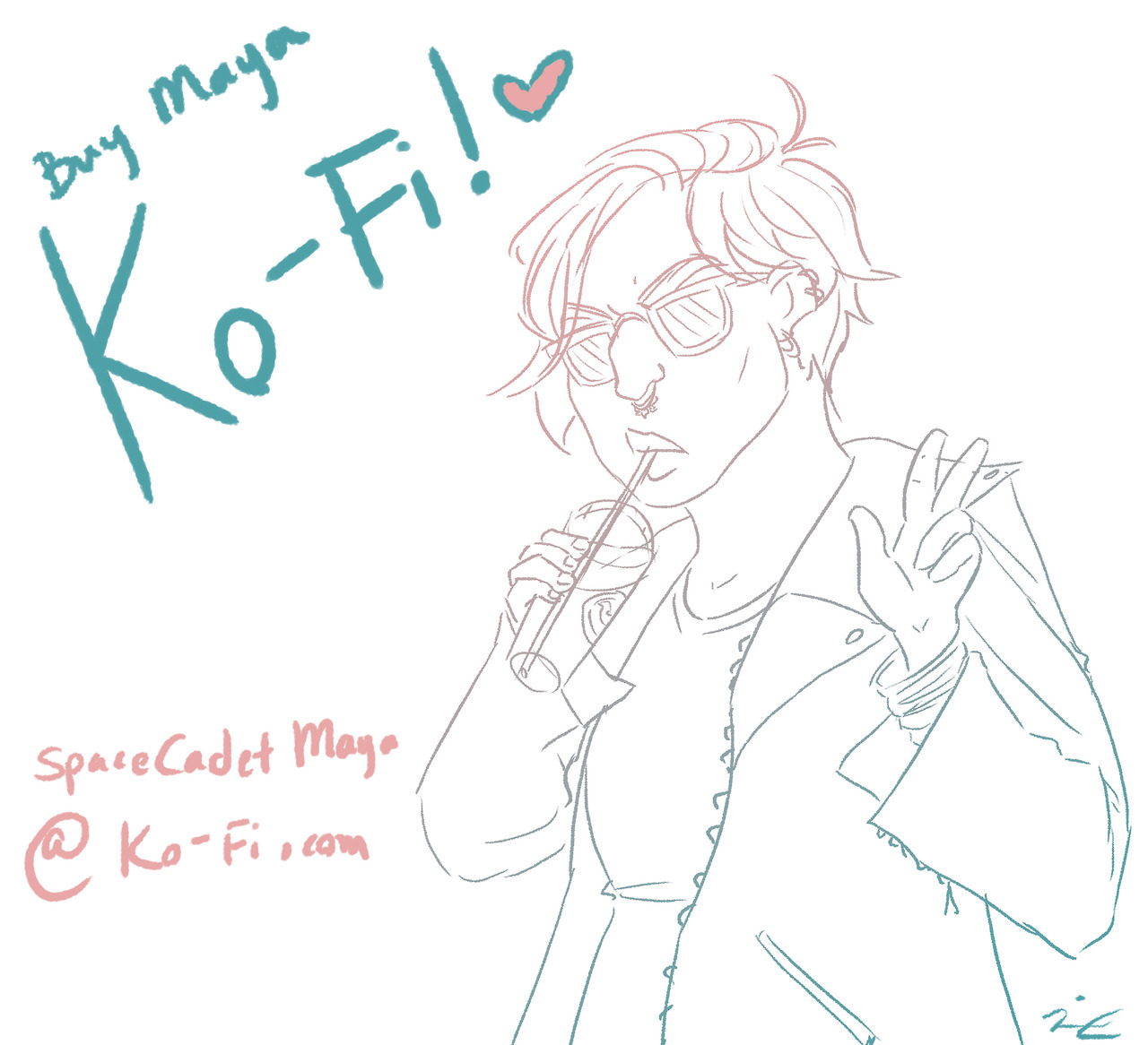 spacecadetmaya: I got a Ko-Fi!   Like my art?  Support my insatiable thirst for