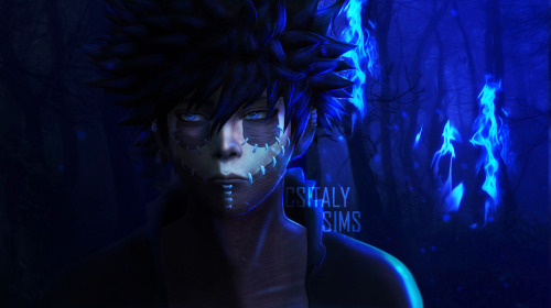 The Sims 4 - DabiAnother quick edit of Dabi!Screenshot taken with The Sims 4, edited with Photoshop.