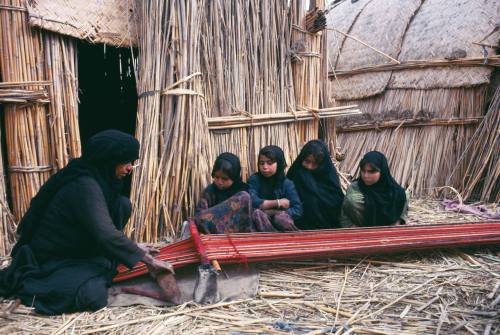 Photos documenting life in the marshes of southern Iraq in 1967, where 200,000 Marsh Arabs (also cal